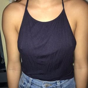 Navy Halter top